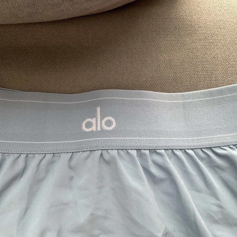 Alo Yoga Match Point Tennis Skirt Celestial Blue XXS